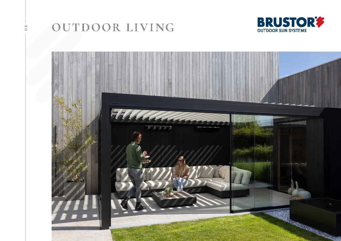 Moderne Outdoor-Living-Situation
